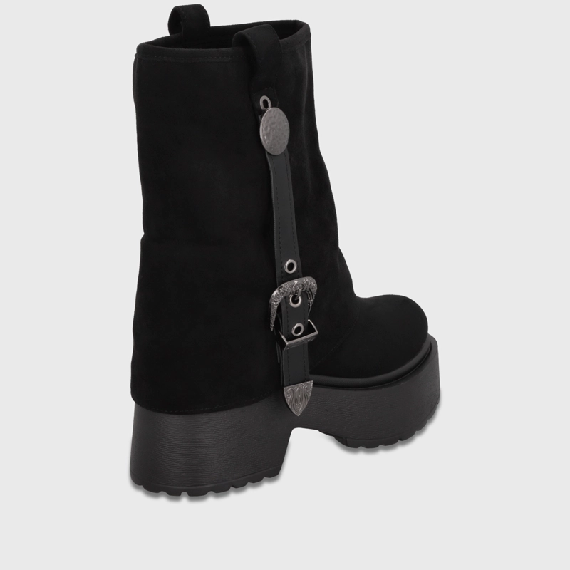 BOTA PLATAFORMA NEGRA MUJER 3580701 - 5