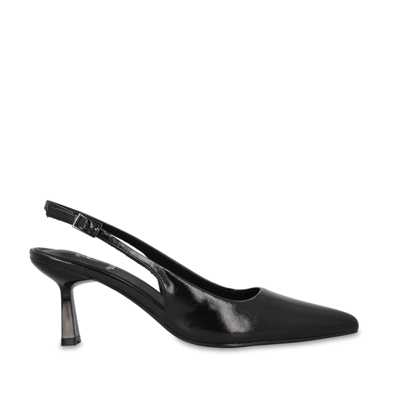 ZAPATO TACO NEGRO MUJER 6423001 - 1