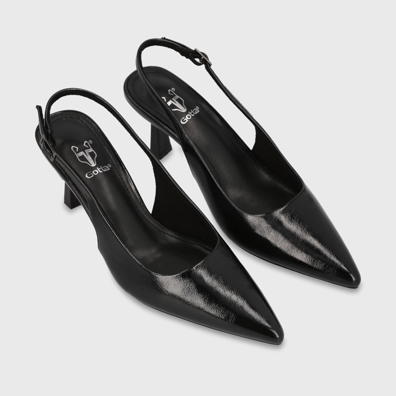 ZAPATO TACO NEGRO MUJER 6423001 - 3