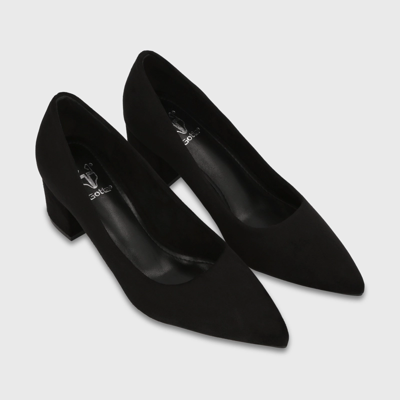 ZAPATO TACO NEGRO MUJER 6404101 - 3