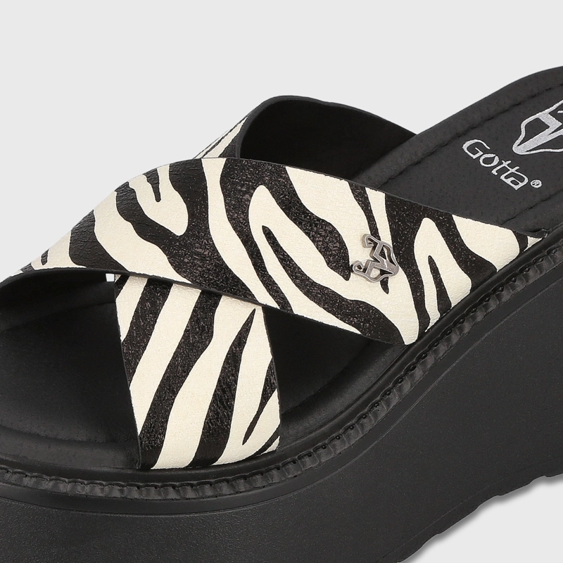 SANDALIA PLATAFORMA ANIMAL PRINT MUJER LOLA - 6