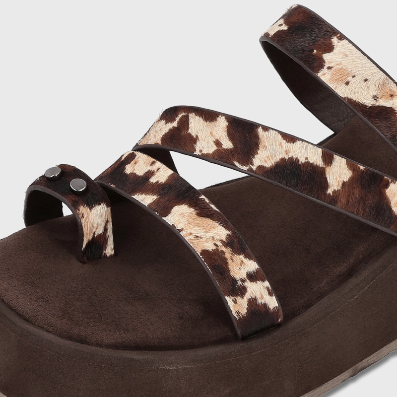 SANDALIA PLATAFORMA ANIMAL PRINT MUJER FRAN - 6