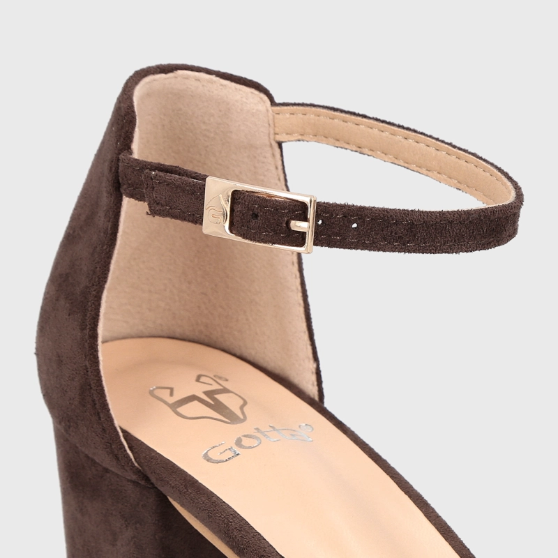 SANDALIA TACO CAFE MUJER C6161 - 6