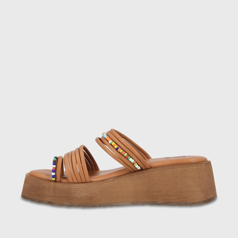 SANDALIA PLATAFORMA CAMEL MUJER FRANCISCA - 4