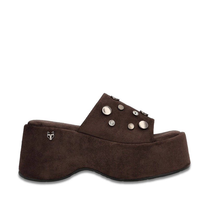 SANDALIA PLATAFORMA CAFE MUJER EMA - 1