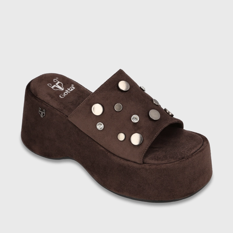 SANDALIA PLATAFORMA CAFE MUJER EMA - 2