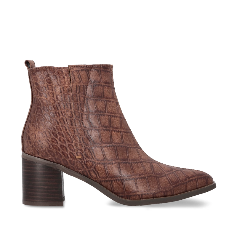 BOTIN TACO CAMEL MUJER 5530053 - 1