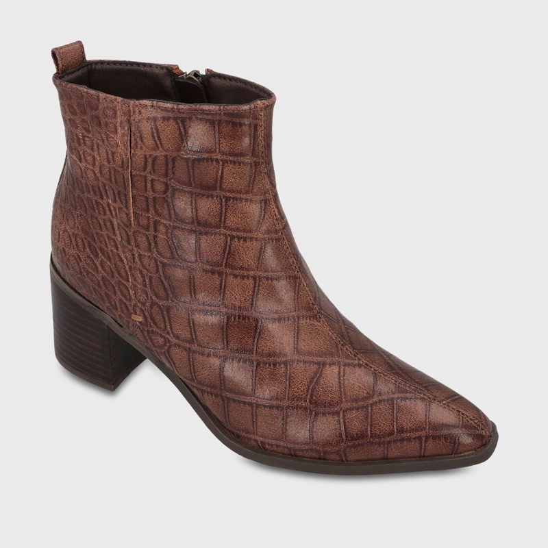BOTIN TACO CAMEL MUJER 5530053 - 2