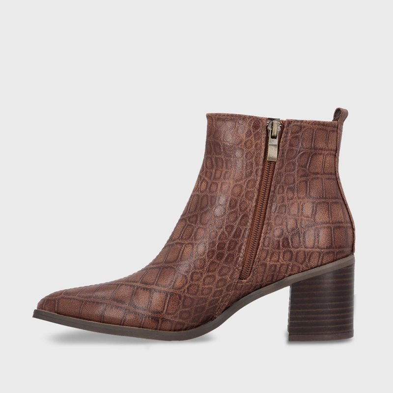 BOTIN TACO CAMEL MUJER 5530053 - 4