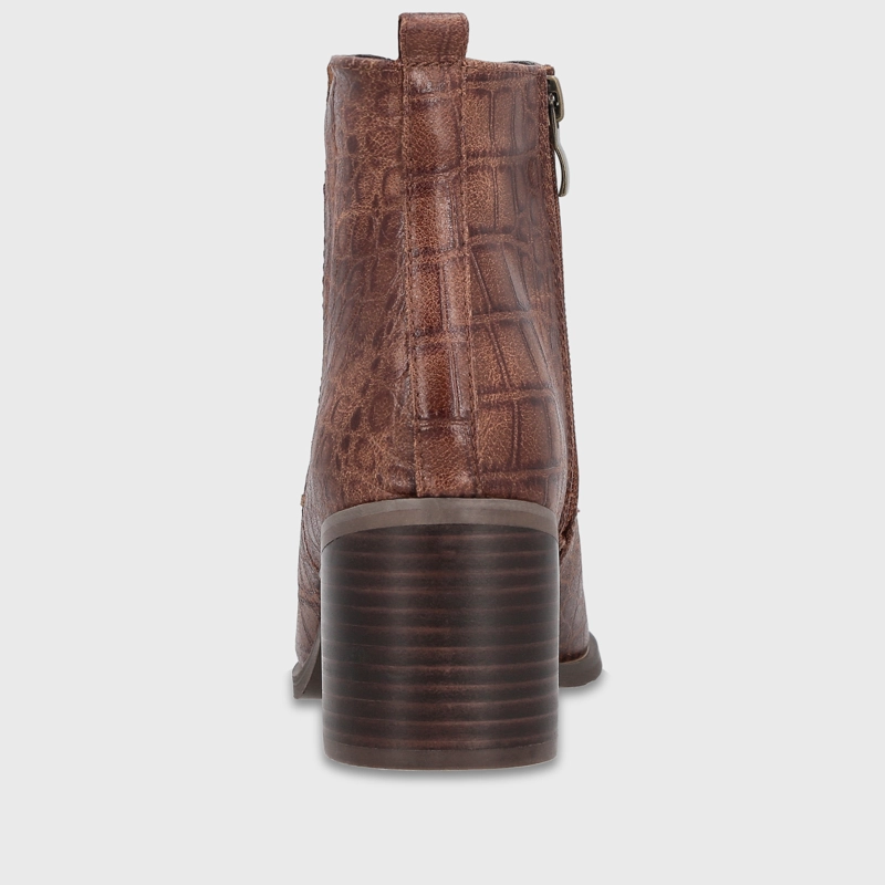 BOTIN TACO CAMEL MUJER 5530053 - 5