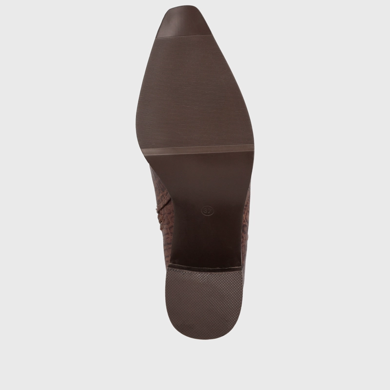BOTIN TACO CAMEL MUJER 5530053 - 7