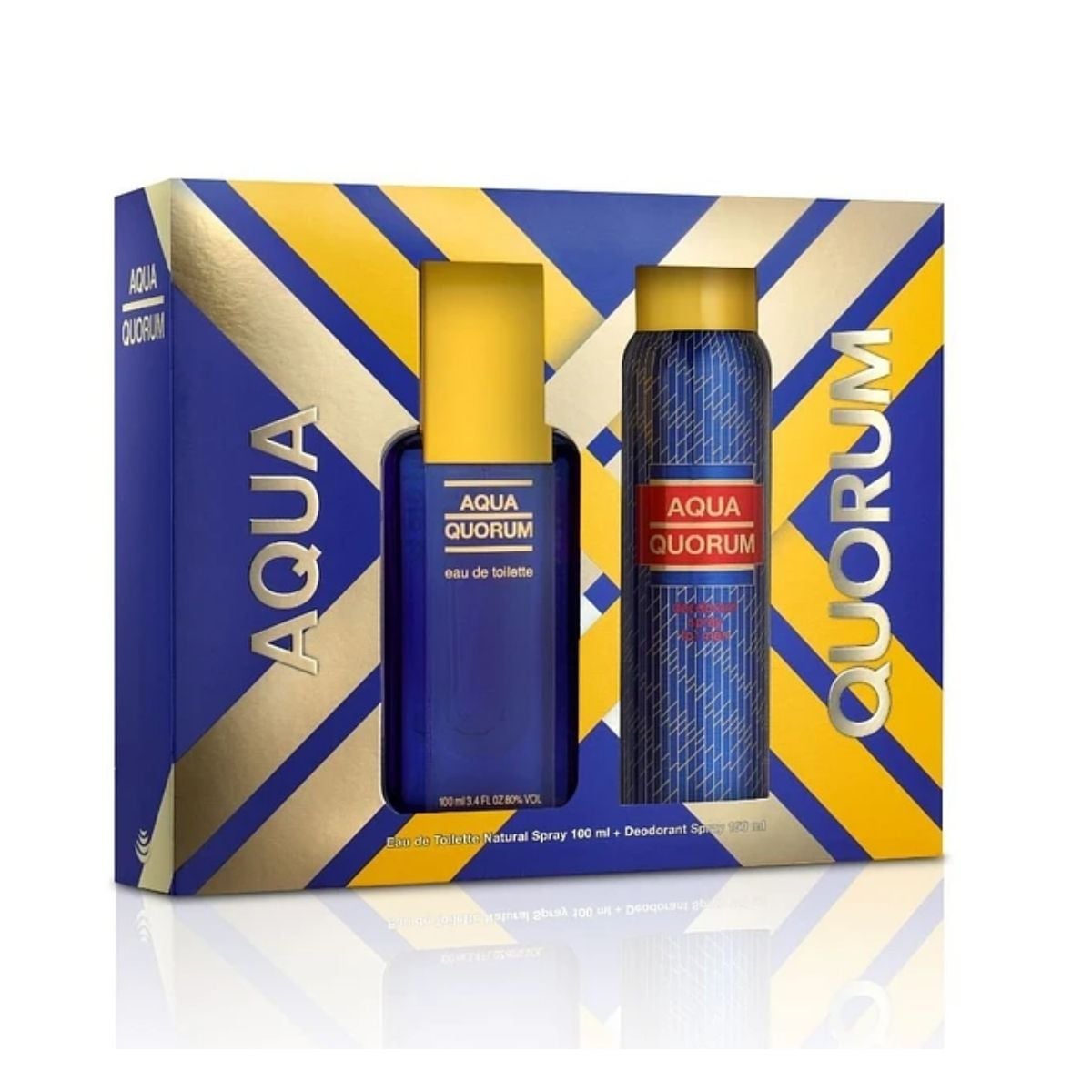 SET ESTUCHE PUIG AQUA QUORUM HOMBRE EDT 100 ML - 1