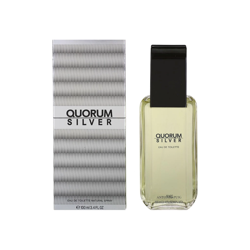 PERFUME QUORUM SILVER VARON EDT 100 ML - 1