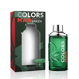 PERFUME BENETTON UNITED COLORS GREEN HOMBRE EDT 200 ML - 1
