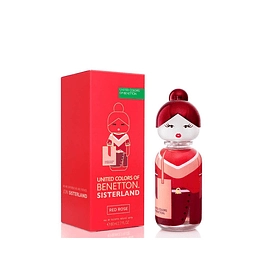 PERFUME BENETTON UNITED COLORS SISTERLAND RED ROSE MUJER EDT 80 ML - 1