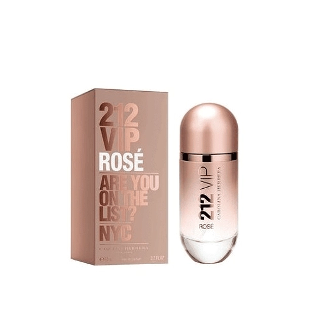 PERFUME CAROLINA HERRERA 212 VIP ROSE MUJER EDP 80 ML - 1