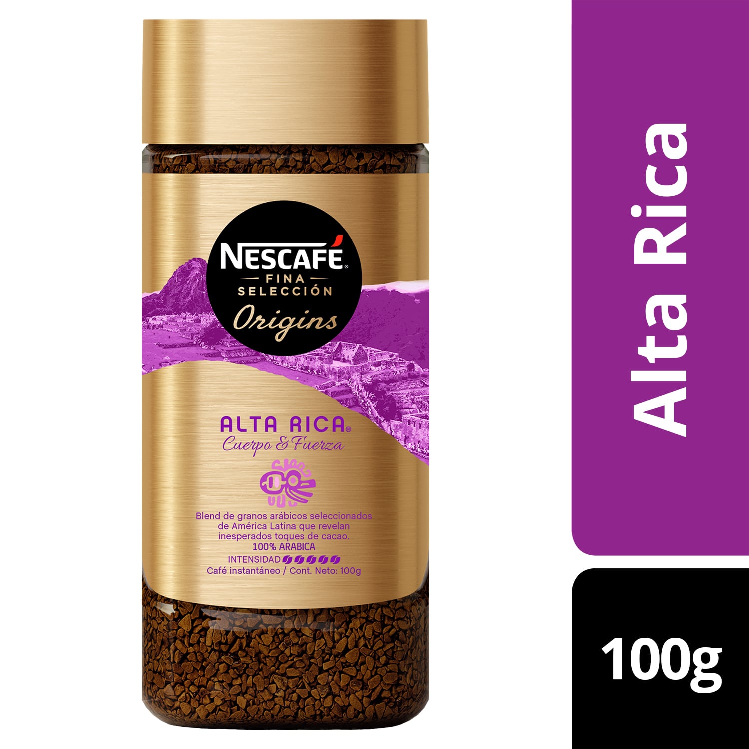 CAFÉ NESCAFÉ FINA SELECCIÓN ALTA RICA FRASCO 100G - 1
