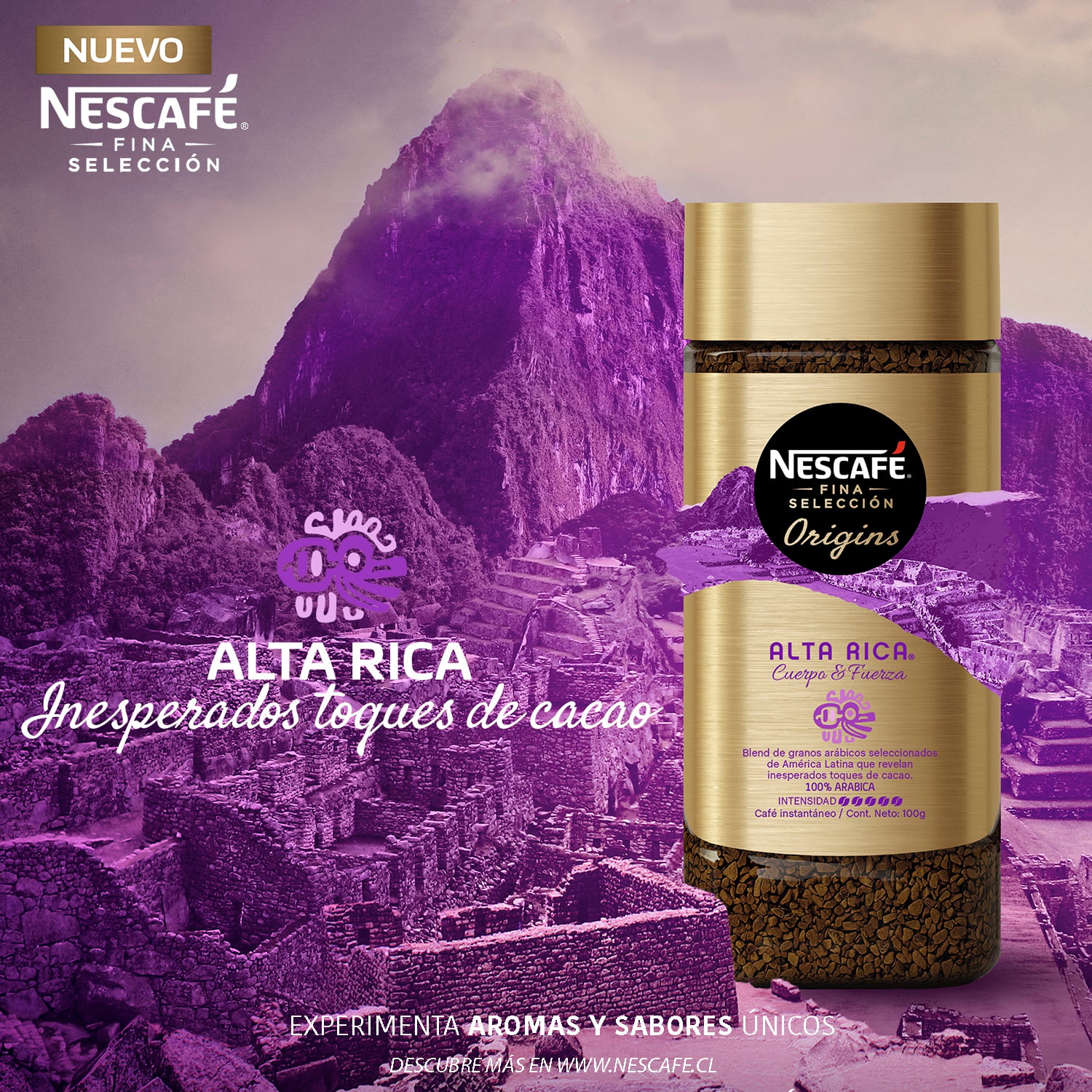 CAFÉ NESCAFÉ FINA SELECCIÓN ALTA RICA FRASCO 100G - 2