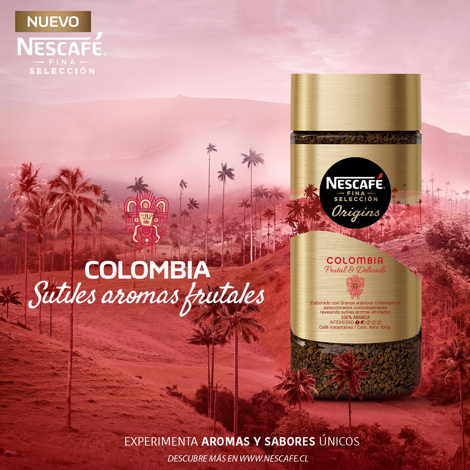 CAFÉ NESCAFÉ FINA SELECCIÓN COLOMBIA FRASCO 100G - 2