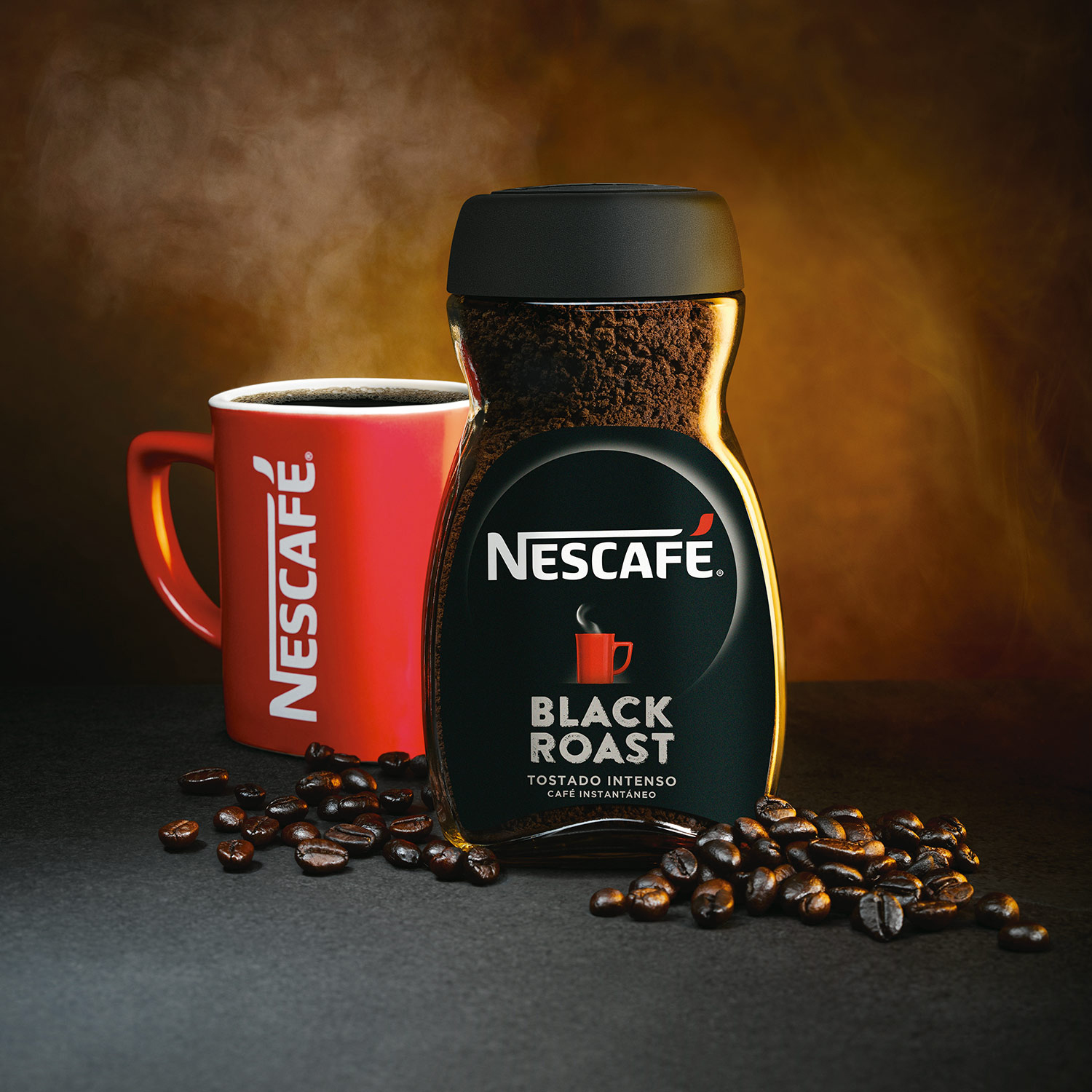 CAFÉ NESCAFÉ BLACK ROAST 170G X3 FRASCOS - 2