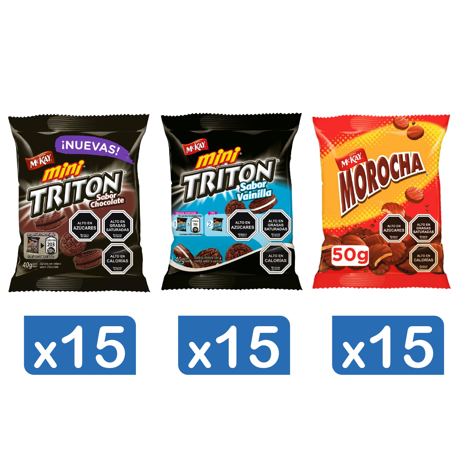 GALLETAS MCKAY TRITON & MOROCHA X45 UNIDADES - 2