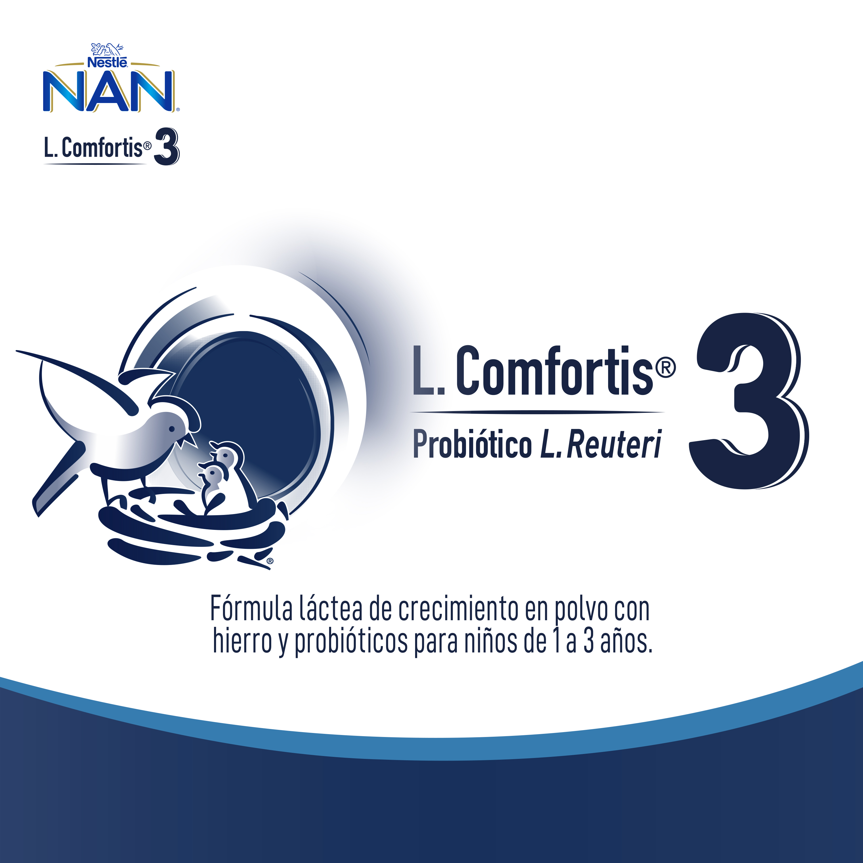 LECHE NAN 3 L COMFORTIS TARRO 800G FÓRMULA INFANTIL - 7