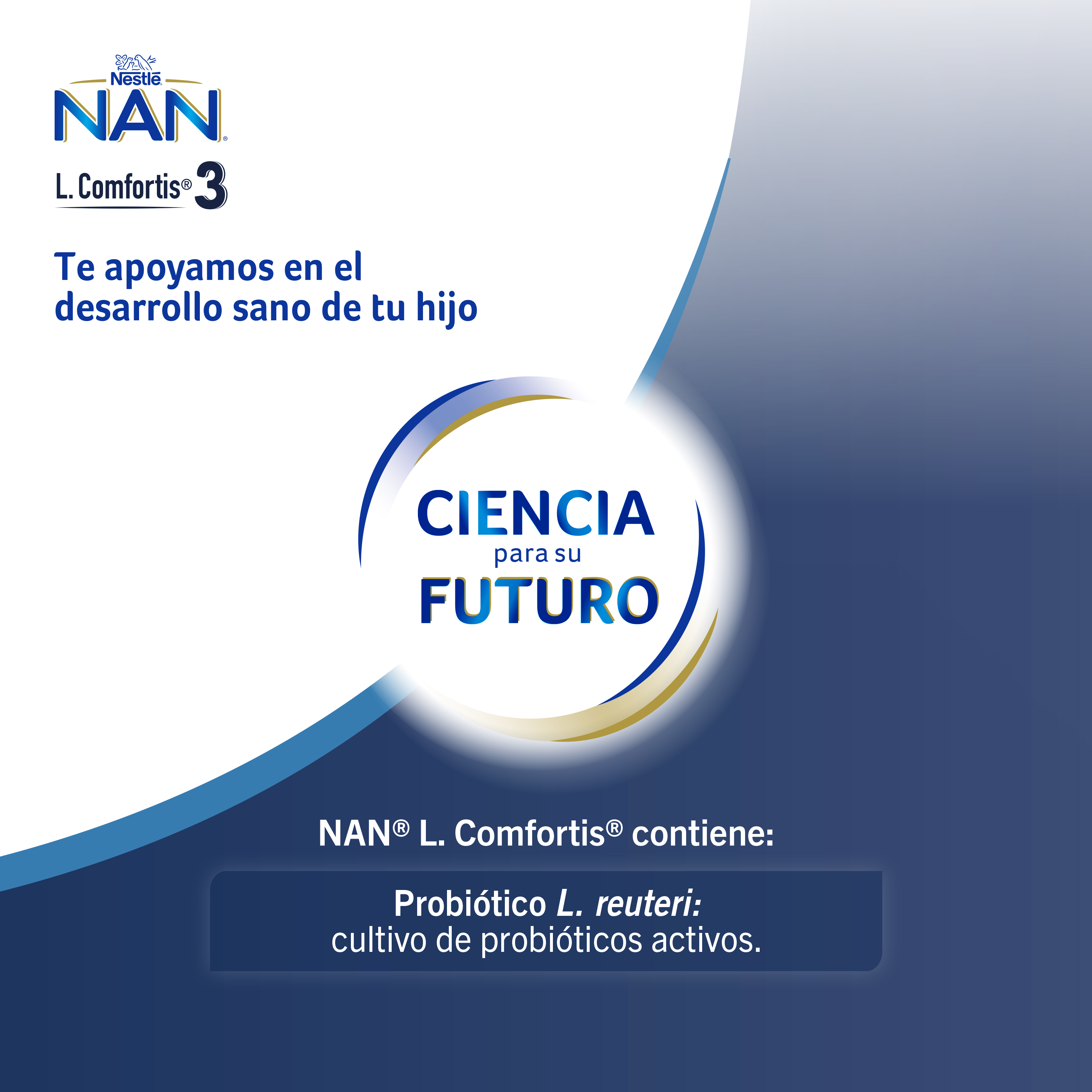LECHE NAN 3 L COMFORTIS TARRO 800G FÓRMULA INFANTIL - 9