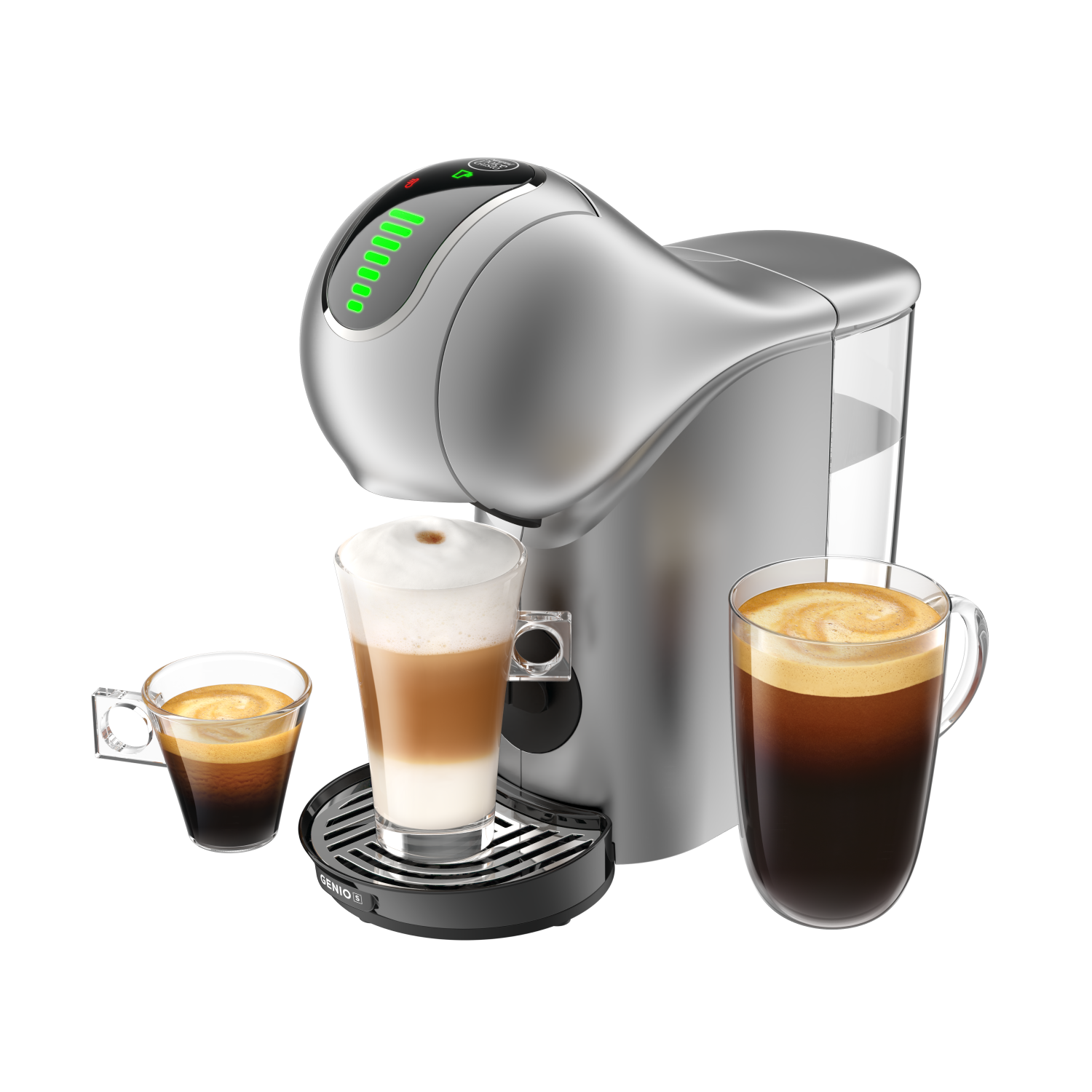 CAFETERA NESCAFÉ DOLCE GUSTO GENIO S TOUCH SILVER + CÁPSULAS DE CAFÉ STARBUCKS LACTEADAS X3 CAJAS - 3