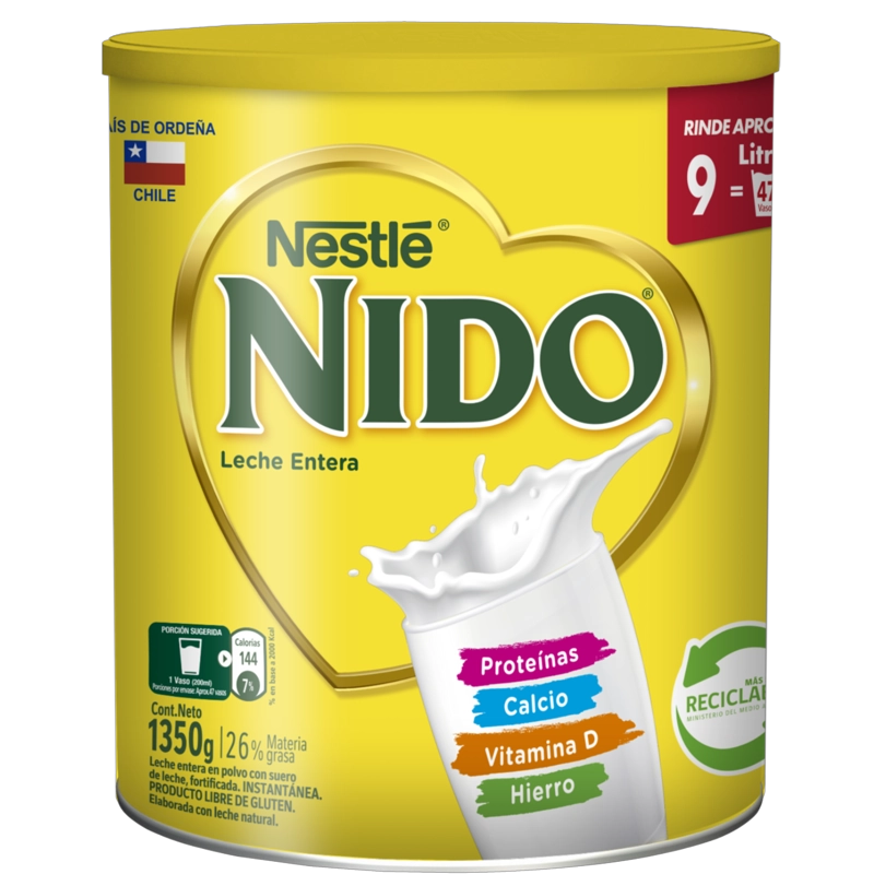 LECHE EN POLVO NIDO ENTERA TARRO 1350G - 1