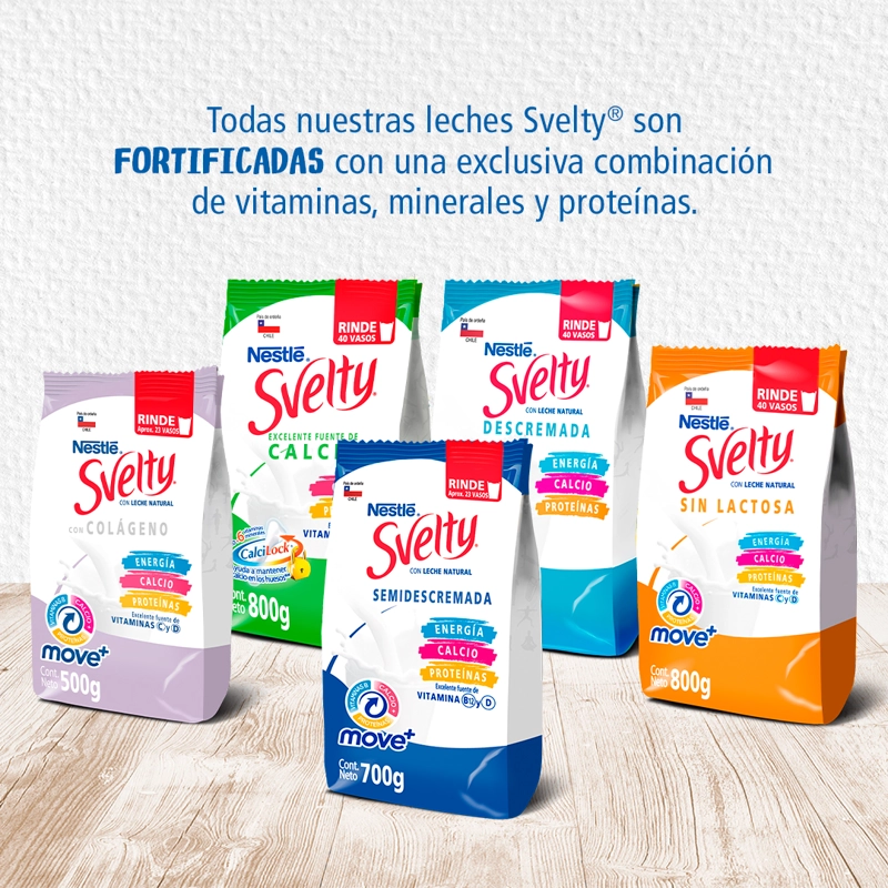 LECHE EN POLVO SVELTY® CALCILOCK EXTRA CALCIO  800G X2 - 3