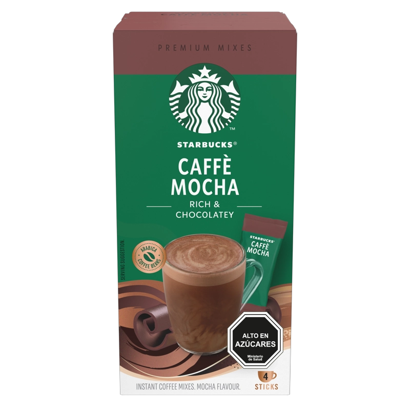 CAFÉ INSTANTÁNEO STARBUCKS® MOCHA  4 SOBRES (4X22G) - 1