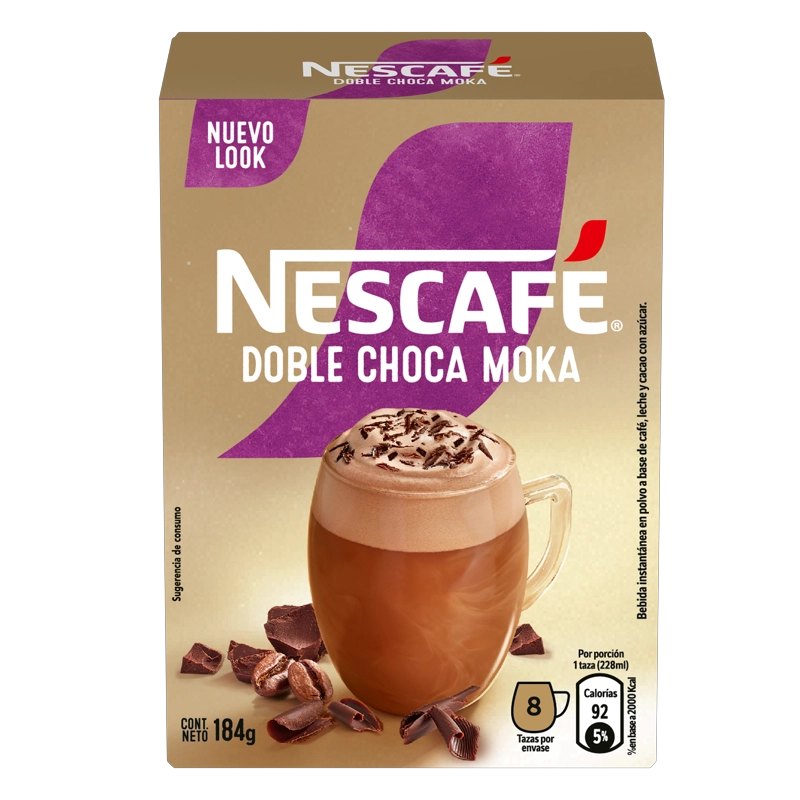 CAFÉ NESCAFÉ® DOBLE CHOCA MOKA 184G (8X23G) - 1
