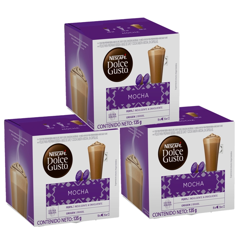 PACK 3 CAFÉ NESCAFÉ DOLCE GUSTO® MOCHA 10 CÁPSULAS - 1