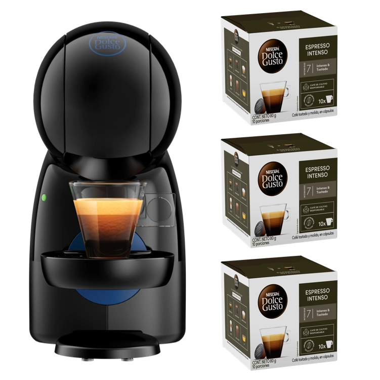 CAFETERA PICCOLO XS + CÁPSULAS ESPRESSO INTENSO X3 CAJAS - 1