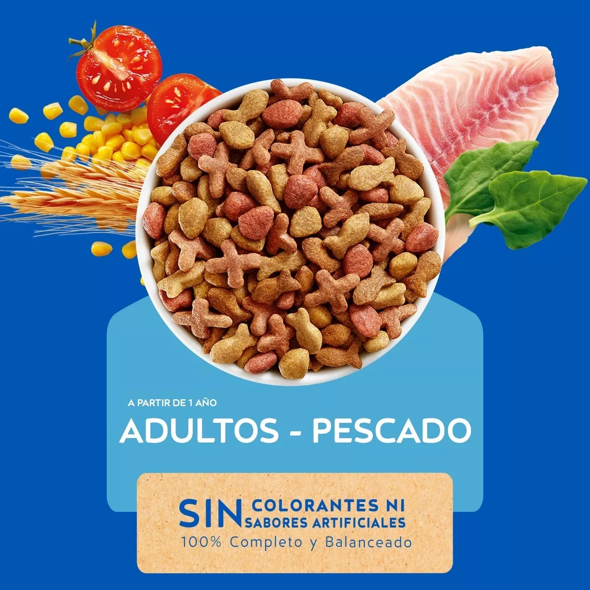 ALIMENTO SECO GATOS ADULTO CAT CHOW SABOR PESCADO 3 KG - 2