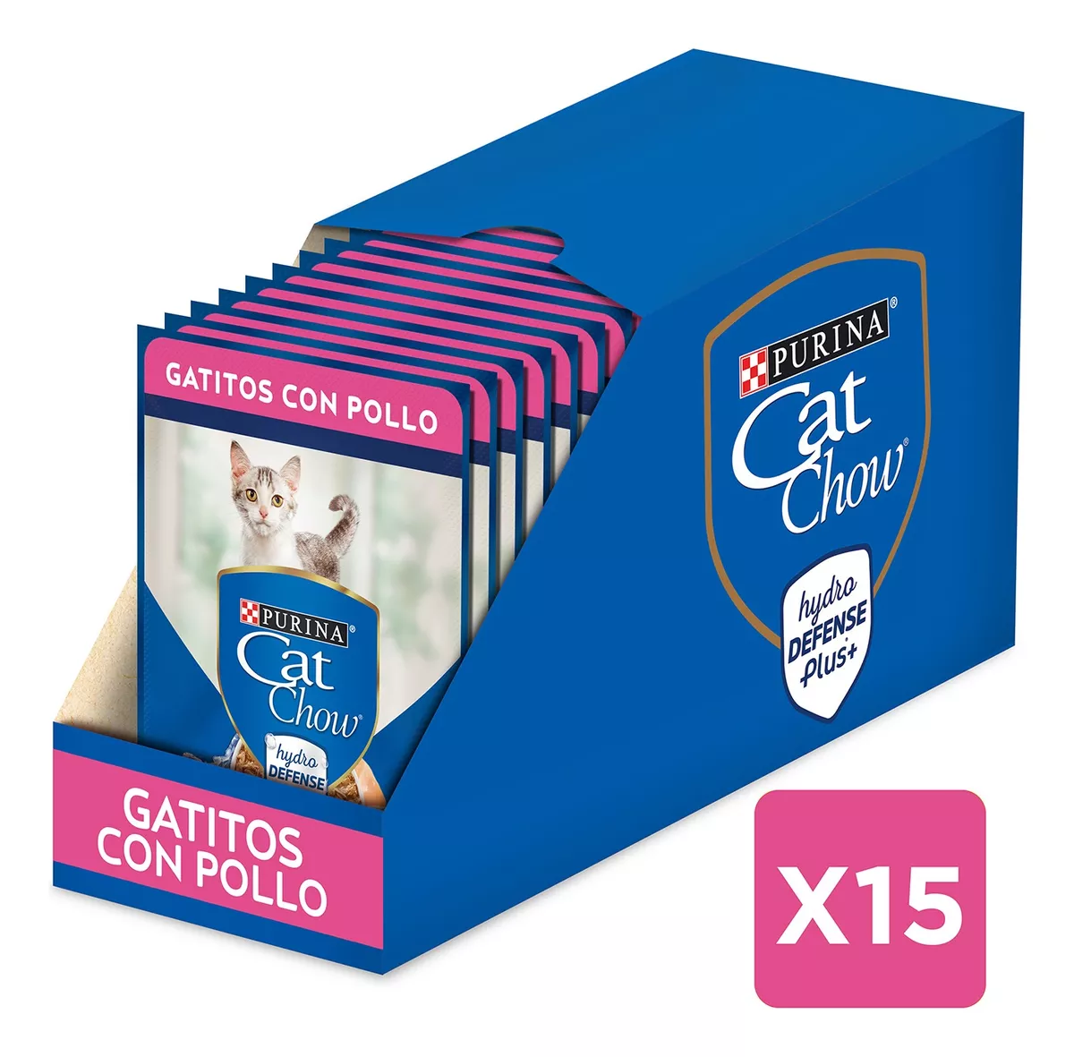 ALIMENTO HÚMEDO PARA GATO CAT CHOW® GATITOS POLLO SOBRE 85G - 1