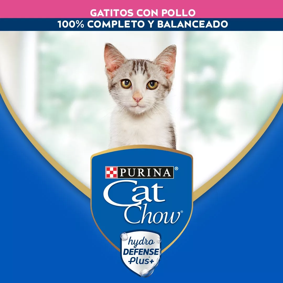ALIMENTO HÚMEDO PARA GATO CAT CHOW® GATITOS POLLO SOBRE 85G - 3