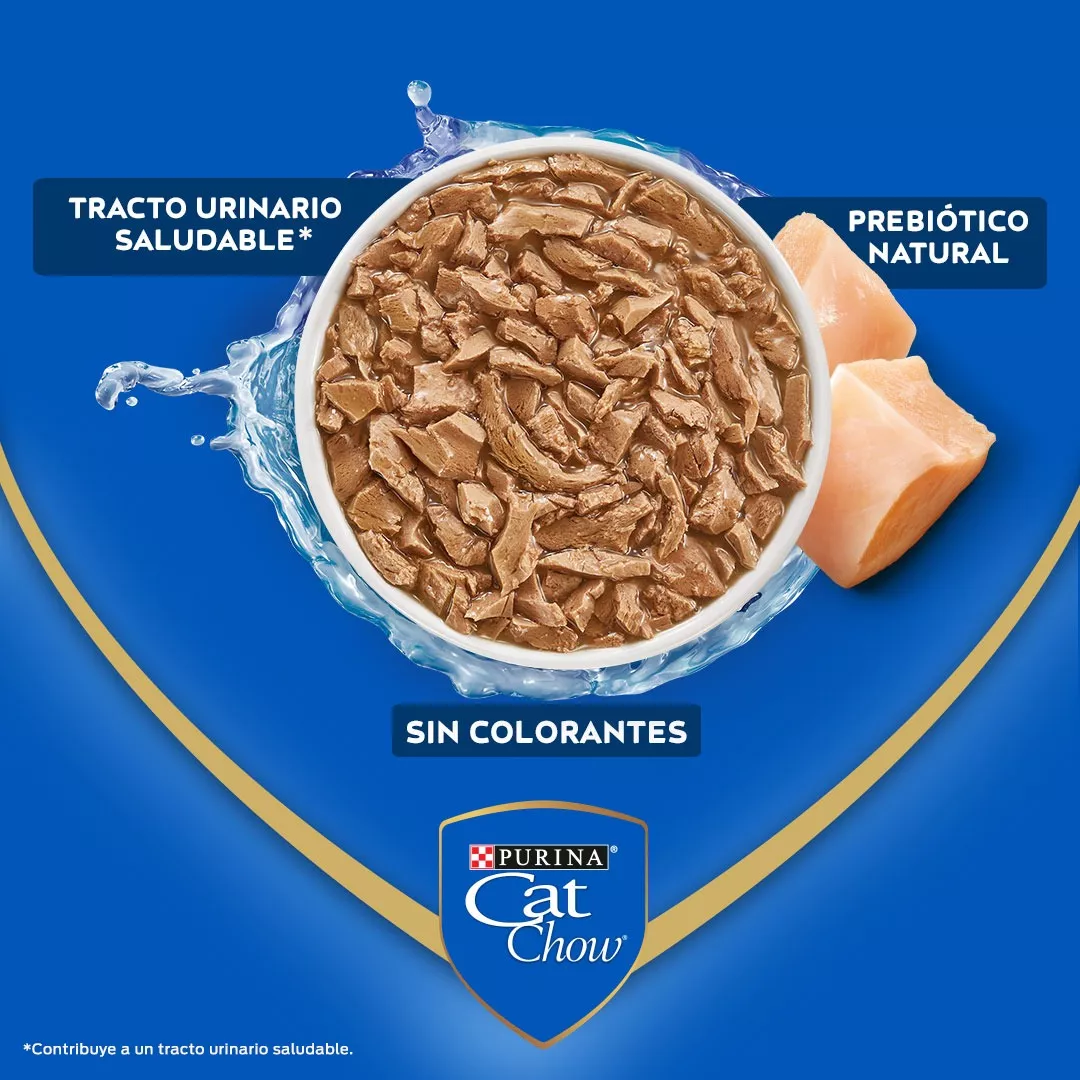 ALIMENTO HÚMEDO PARA GATO CAT CHOW® GATITOS POLLO SOBRE 85G - 4
