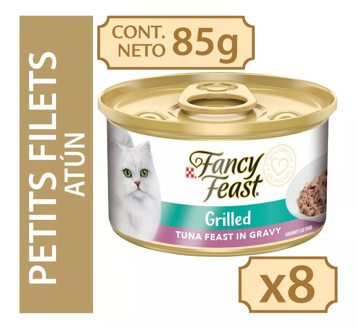 ALIMENTO HÚMEDO PARA GATO FANCY FEAST® PETIT FILETS ATUN 85G - 2
