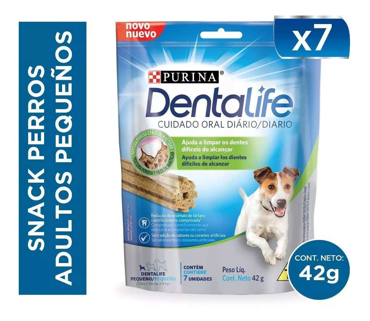 PACK 7 ALIMENTO HÚMEDO GATOS ADULTO DENTALIFE RAZA PEQUEÑA 42 GR - 2