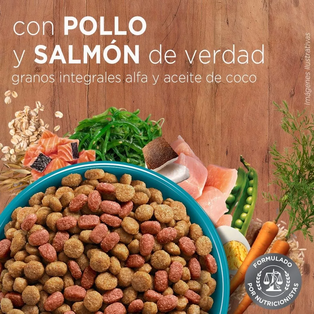 ALIMENTO SECO GATOS PURINA ONE SABOR POLLO SALMÓN 6 KG ESTERILIZADO - 3