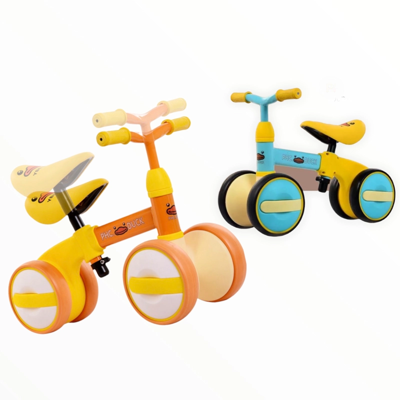 MINI BALANCE BIKE TRICICLO AJUSTABLE TRICICLO BEBE NARANJA - 3