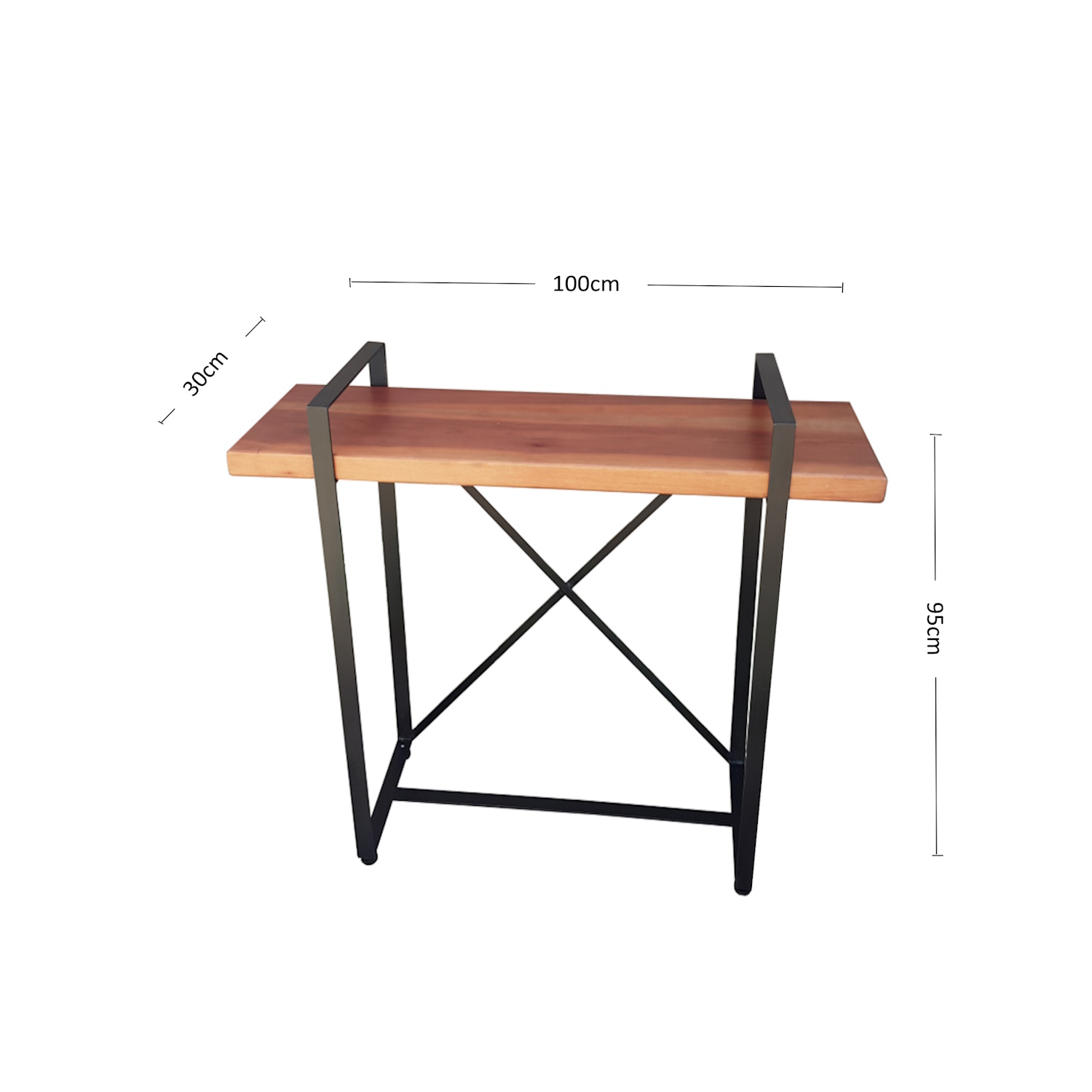ARRIMO ILOFT NEUSS M ROBLE 95X100X30 ACERO - 3
