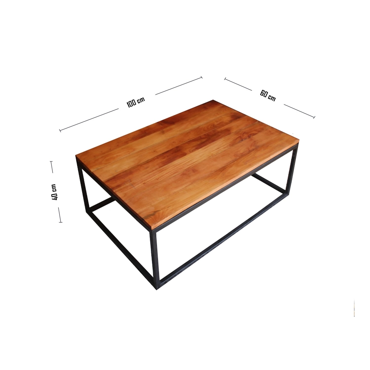 MESA CENTRO ILOFT COBLENZA M ROBLE 100X60 ACERO - 3