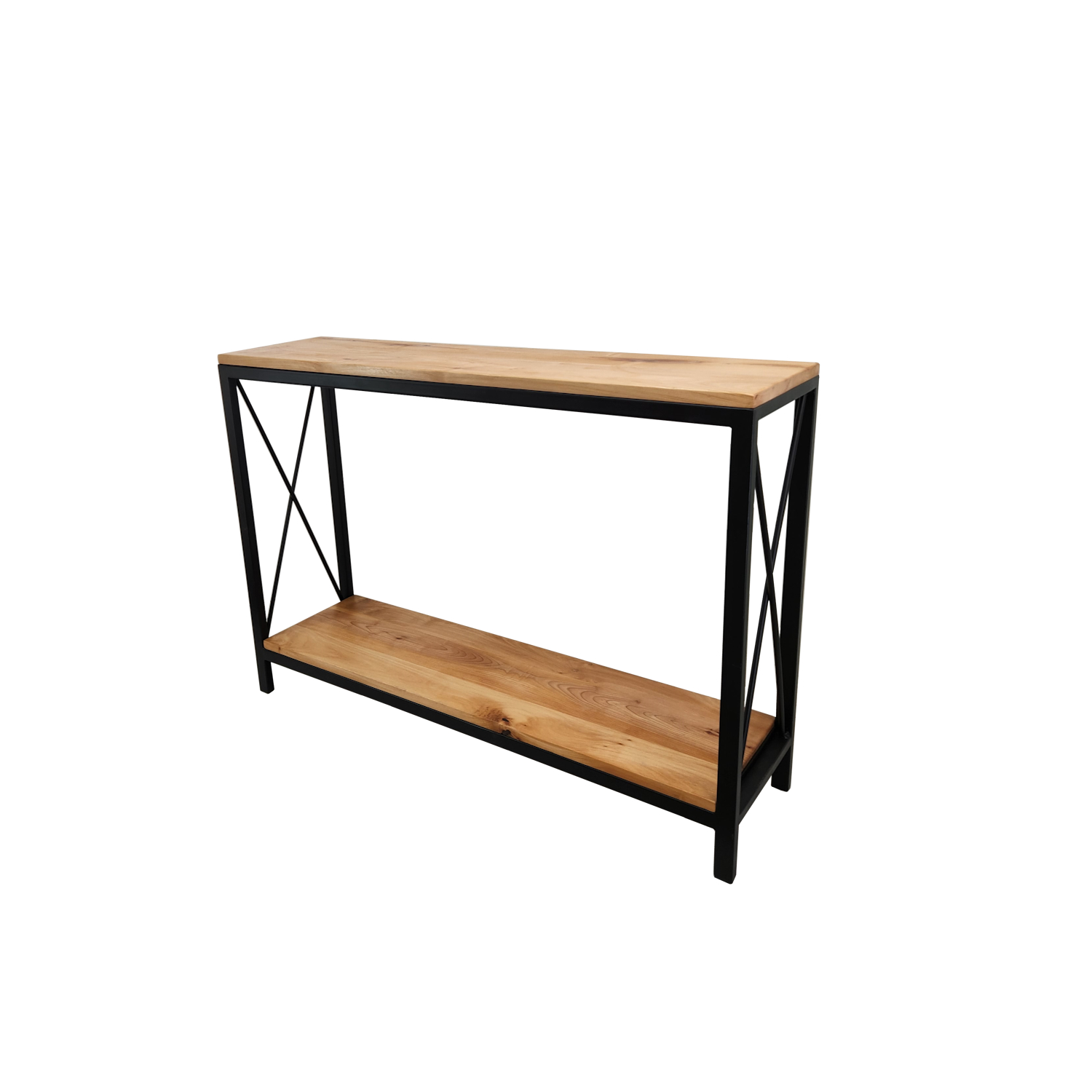 ARRIMO ILOFT GRANADA L ROBLE ESTILO INDUSTRIAL 120X36X82 ACERO - 2