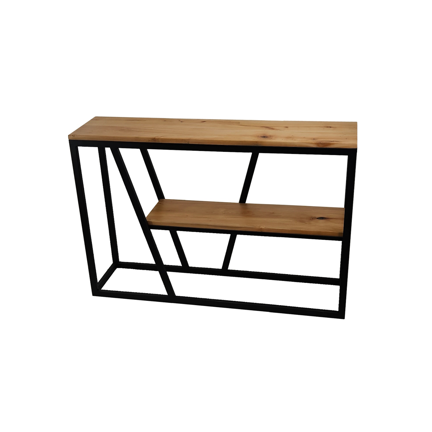 ARRIMO ILOFT MORELLA L ROBLE ESTILO INDUSTRIAL 120X30X82 ACERO - 3
