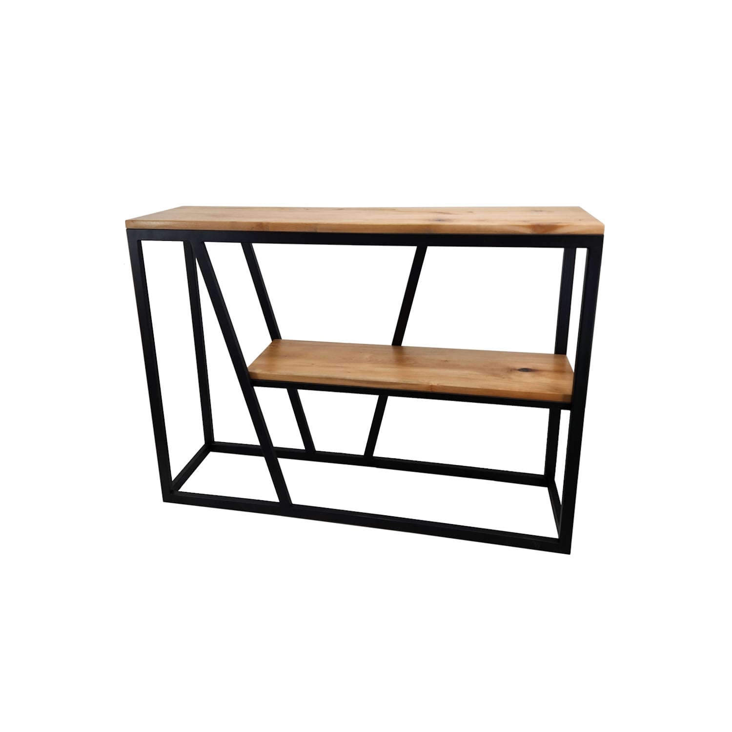 ARRIMO ILOFT MORELLA L ROBLE ESTILO INDUSTRIAL 120X30X82 ACERO - 4