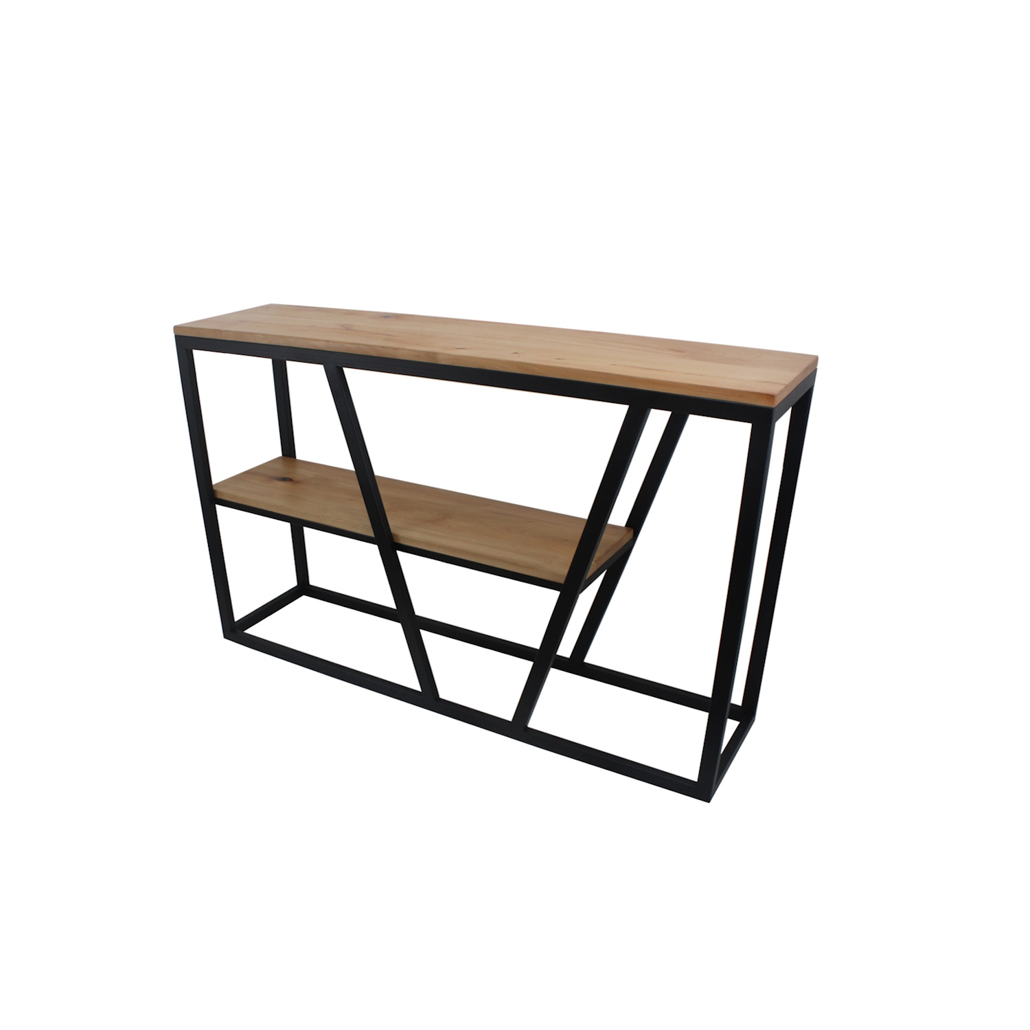 ARRIMO ILOFT MORELLA M ROBLE ESTILO INDUSTRIAL 100X30X82 ACERO - 2