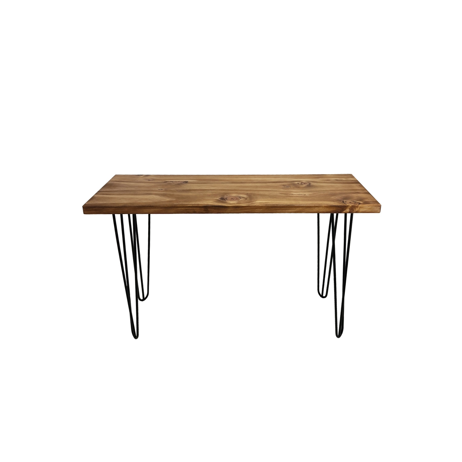 ARRIMO ILOFT HARLEM ARENA M INDUSTRIAL FIERRO Y MADERA ESTILO HAIRPIN 100X30X76 ACERO - 4