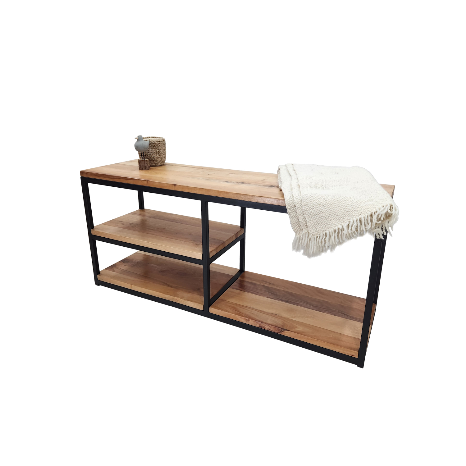ARRIMO ILOFT ASTURIAS M ROBLE ESTILO INDUSTRIAL 100X30X60 ACERO - 1